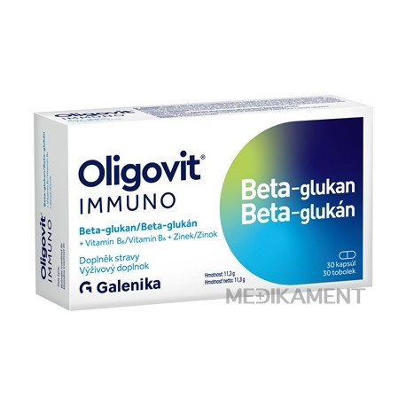 Oligovit IMMUNO Beta-glukán kapsule 30 ks
