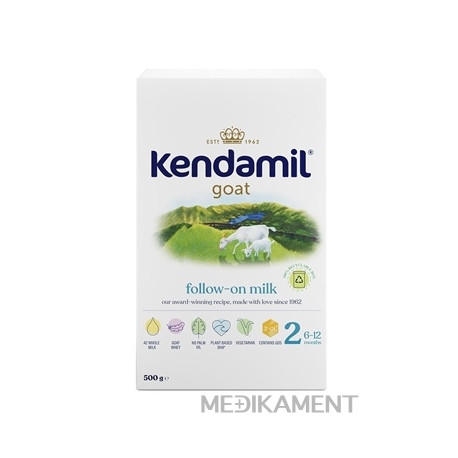 KENDAMIL Kozie následné mlieko 2 následná mliečna dojčenská výživa od 6. mesiaca 500 g