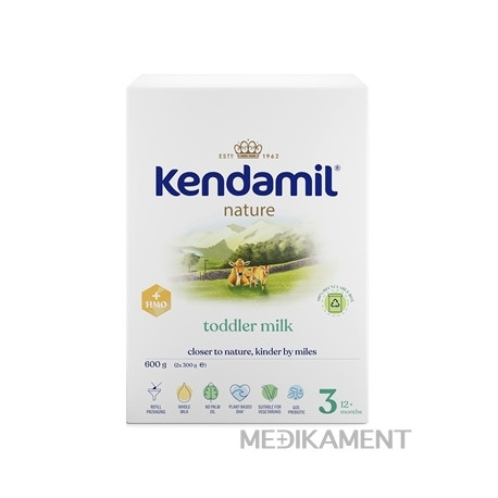 KENDAMIL Nature 3 HMO+ mliečna výživa malých detí od ukonč. 12. mesiaca 600 g