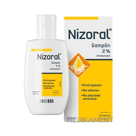 Nizoral šampón 2% proti lupinám 100 ml Nizoral šampón 2% proti lupinám 100 ml