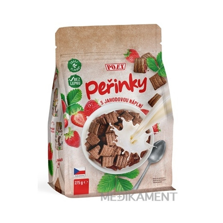 POEX Perinky s jahodovou náplňou bezlepkové 275 g