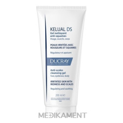 DUCRAY KELUAL DS Čistiaci gél znižujúci množstvo šupín 200 ml