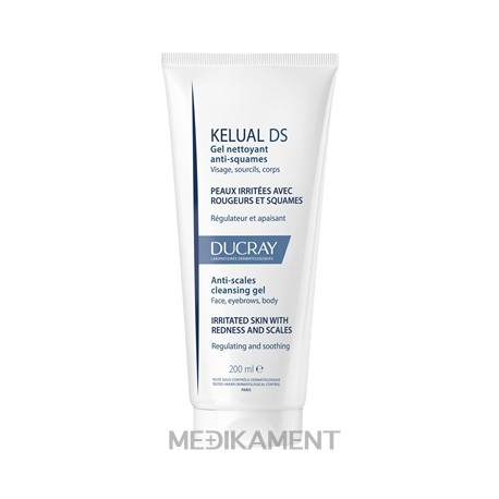DUCRAY KELUAL DS Čistiaci gél znižujúci množstvo šupín 200 ml