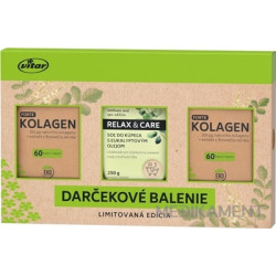 Vitar Eko Kolagén Box (dar. balenie) kolagén forte kapsuly 2x60 ks + darček: soľ do kúpeľa
