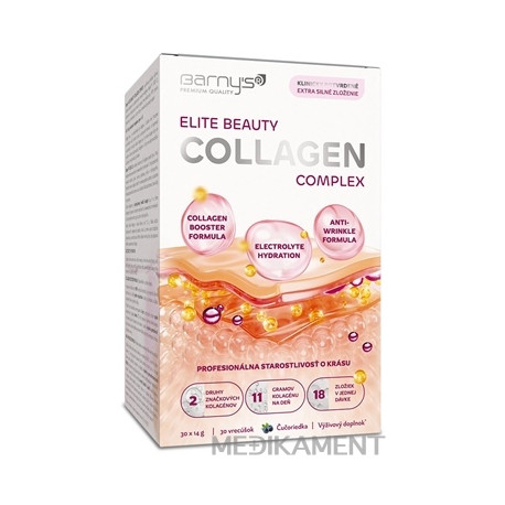 Barnys ELITE BEAUTY COLLAGEN COMPLEX vrecúška (po 14 g) 30 ks