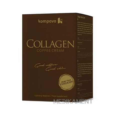 kompava COLLAGEN Coffee Cream práškový kolagén do kávy 300 g