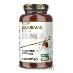 CarnoMed Sulforafan EXTRA Liposomal Q10 kapsuly 90 ks