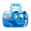 CURAPROX Kids travel set modrý zubná kefka medzizubná kefka CPS zubná pasta mäta 1 set
