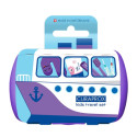 CURAPROX Kids travel set fialový zubná kefka medzizubná kefka CPS zubná pasta melón 1 set