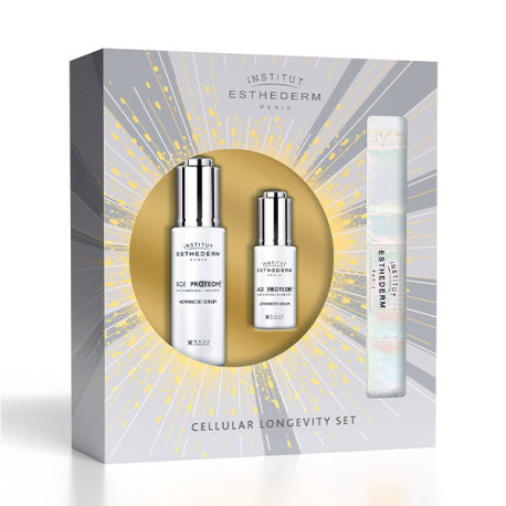 ESTHEDERM Age Proteom KOZMETICKÝ SET pleťové sérum 30 ml + očné sérum 15 ml + darček 