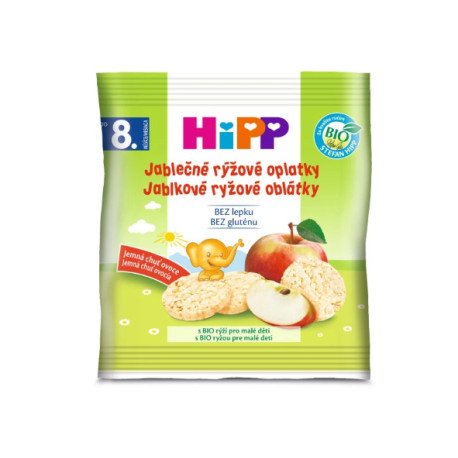 HiPP BIO OBLÁTKY Jablkové ryžové od 8. mesiaca 30 g