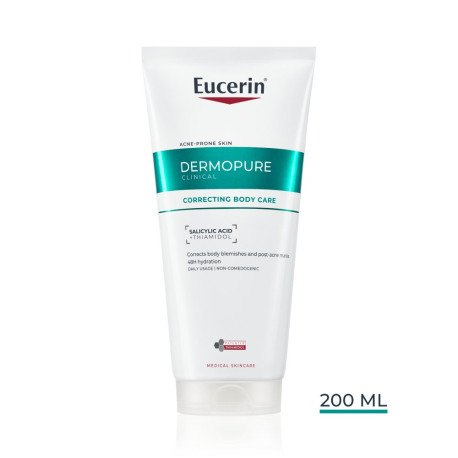 Eucerin DERMOPURE CLINICAL Telový krém pleť so sklonom k akné 200 ml