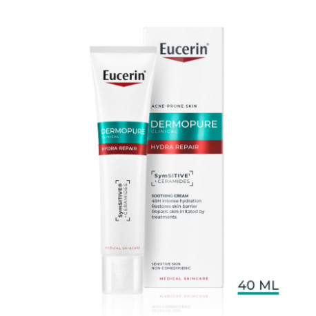 Eucerin DERMOPURE CLINICAL Obnovujúci krém pleť so sklonom k akné 40 ml