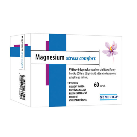 GENERICA Magnesium stress comfort kapsuly 60 ks