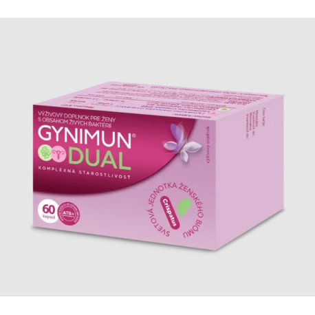 GYNIMUN DUAL kapsuly pre ženy s obsahom živých baktérií 60 ks