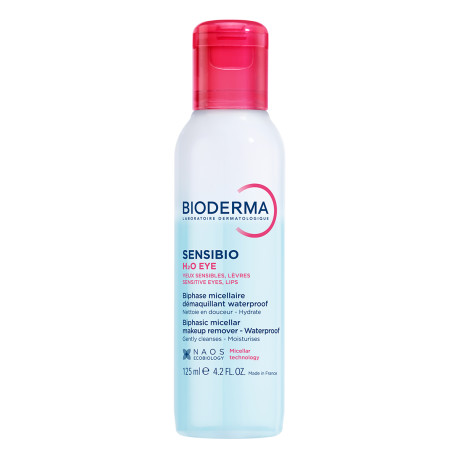 BIODERMA Sensibio H2O eye micelárny odličovač (inov.2025) 125 ml
