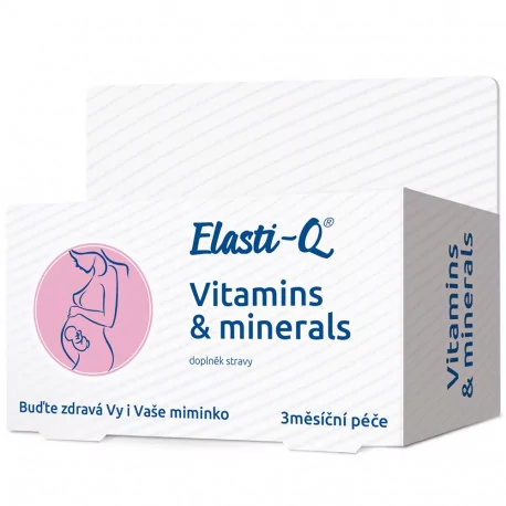 Elasti-Q VITAMINS a MINERALS tablety 90 ks