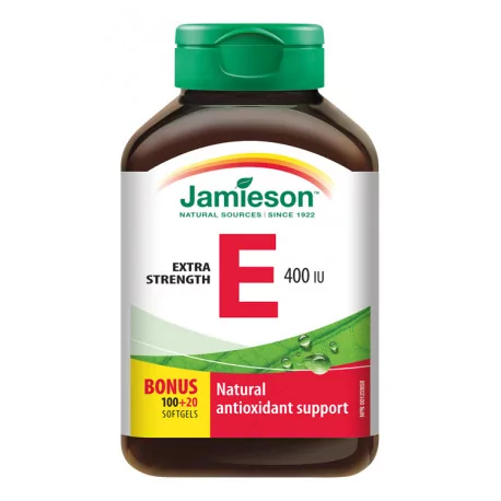 JAMIESON VITAMÍN E 400 IU kapsuly 120 ks