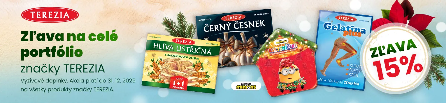 Terezia zľava 10% - december 2025