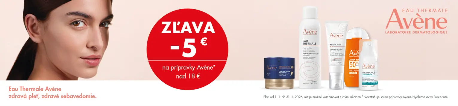 Avene zľava 5€