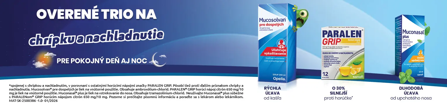 Mucosolvan, Muconasal, Paralen