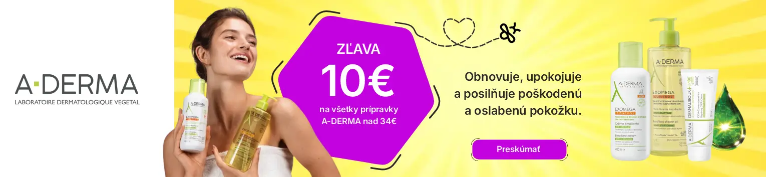 A-DERMA zľava 10€