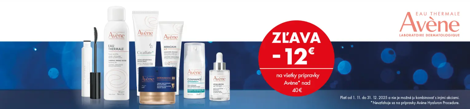 Avene zľava 12€