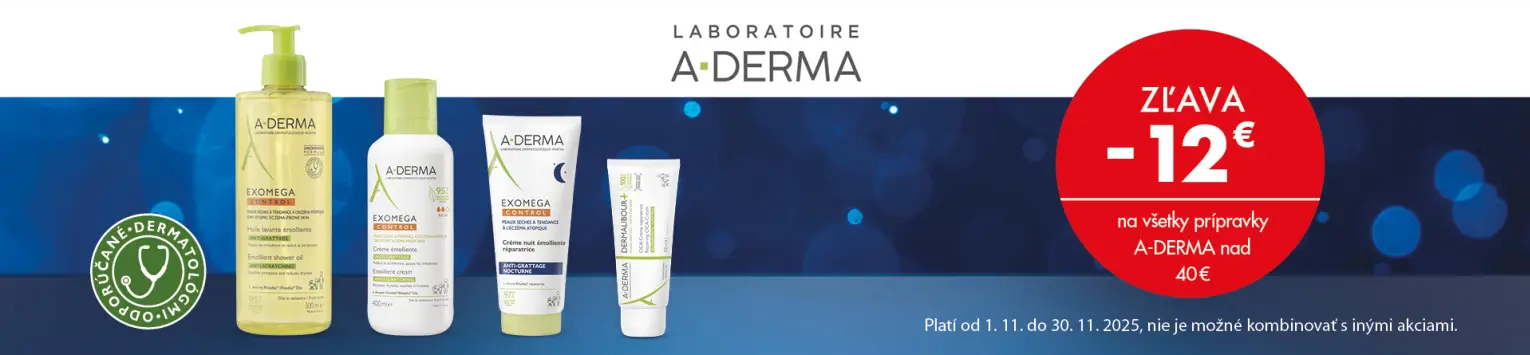 A-Derma zľava 12€