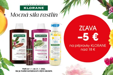 Klorane 5€ nad 18€