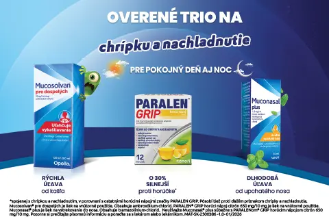 Mucosolvan, Muconasal, Paralen