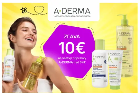 A-DERMA zľava 10€