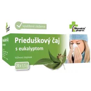 Slovakiapharm Prieduškový čaj s eukalyptom 20 x 1,5 g