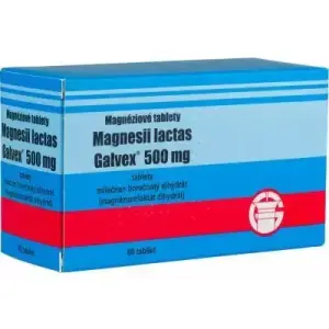 Galvex MAGNESII LACTAS 500 mg Magnéziové tablety 80 ks