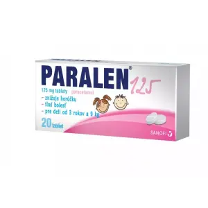 PARALEN 125 mg tablety 20 ks