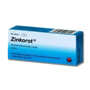 Zinkorot 25 mg tablety 50 ks