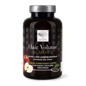 NEW NORDIC Hair Volume GUMMIES želé 60 ks