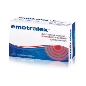 Emotralex rektálne čapíky 10 ks