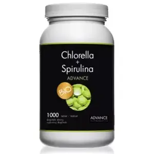 ADVANCE Chlorella + Spirulina BIO tablety 1000 ks