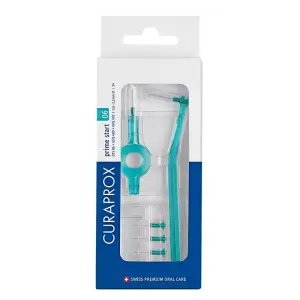 CURAPROX CPS 06 TYRKYSOVÁ medzizubné kefky 5 ks + držiaky UHS 409 a UHS 470