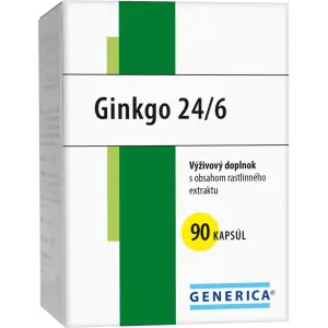 GENERICA Ginkgo 24/6 kapsuly 40 mg 90 ks
