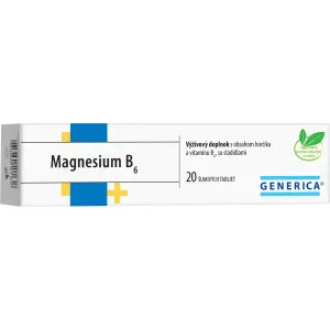 GENERICA Magnesium B6 šumivé tablety 20 ks