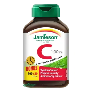JAMIESON VITAMÍN C 1000 mg tablety s postupným uvoľňovaním 120 ks