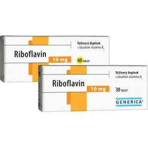 GENERICA Riboflavin 10 mg tablety 30 ks