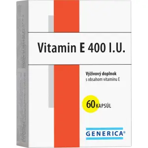 GENERICA Vitamin E 400 I.U. kapsuly 60 ks
