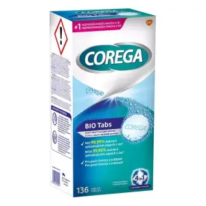 COREGA BIO Tabs čistiace tablety 136 ks