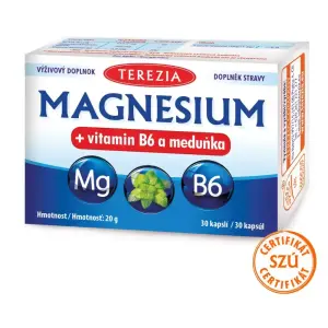TEREZIA MAGNESIUM + vitamín B6 a medovka kapsuly 30 ks