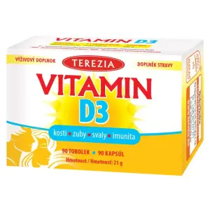 TEREZIA VITAMÍN D3 1000 IU kapsuly 90 ks