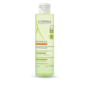 A-DERMA EXOMEGA CONTROL 2v1 emolienčný gél 200 ml