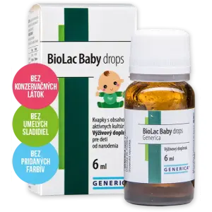 GENERICA BioLac Baby drops kvapky 6 ml