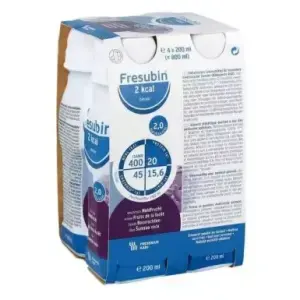 Fresubin 2,0 kcal /ml Drink príchuť lesné ovocie 4 x 200 ml 